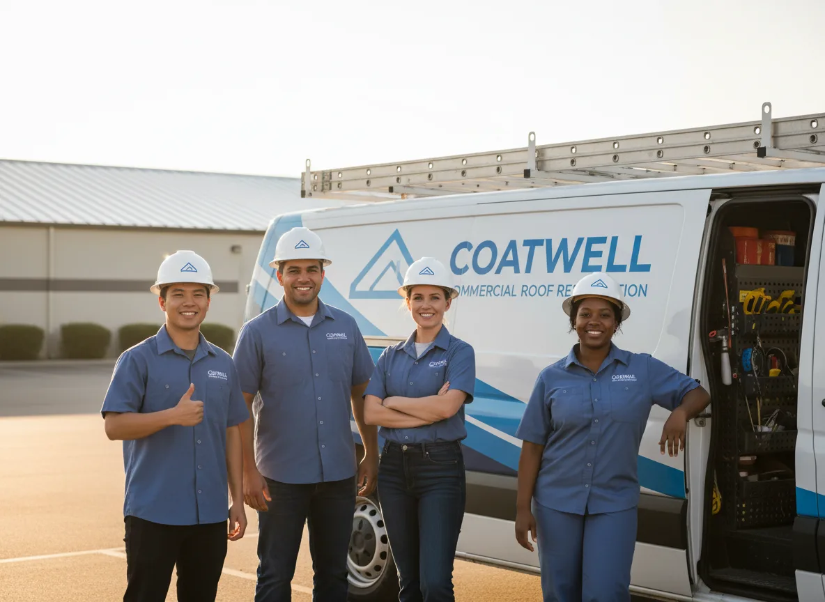 Commercial roof coating company in Narka, KS